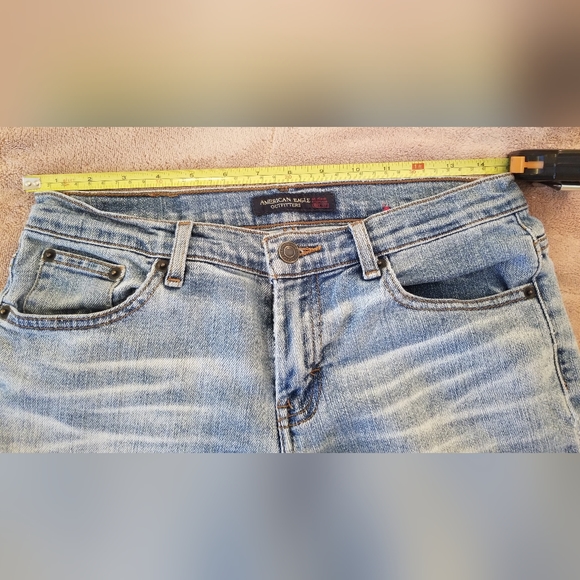 Vintage American Eagle Lightwash Bootcut Jeans Women's Size 6L - Picture 5 of 12